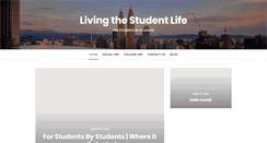 Desktop Screenshot of livingthestudentlife.com